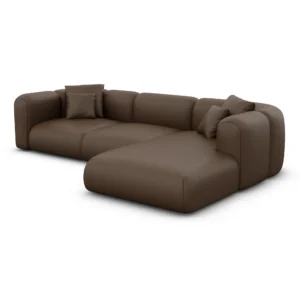 Echtleder L-Form Sofa Belio
