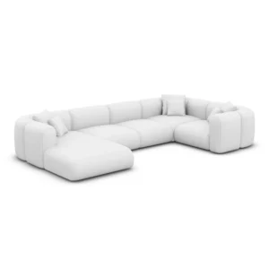 Echtleder U-Form XL Wohnlandschaft Belio