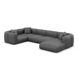 Echtleder U-Form XL Wohnlandschaft Belio