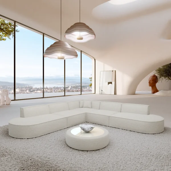 Bouclé Ecksofa Brevia