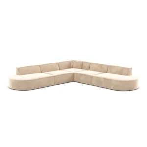 Samtstoff Ecksofa Brevia