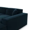Samtstoff L-Form Sofa Brevia