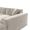 Samtstoff L-Form Sofa Brevia