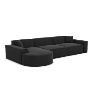 Strukturstoff L-Form Sofa Brevia