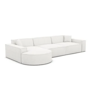 Strukturstoff L-Form Sofa Brevia