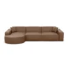 Kunstleder L-Form Sofa Brevia