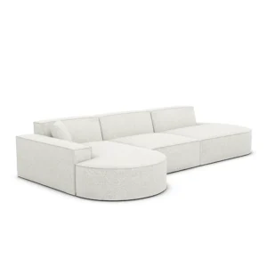 Bouclé L-Form Lounge Sofa Brevia
