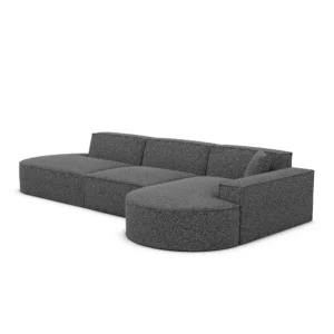 Bouclé L-Form Lounge Sofa Brevia
