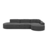 Strukturstoff L-Form Lounge Sofa Brevia