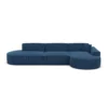 Strukturstoff L-Form Lounge Sofa Brevia