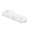 Strukturstoff L-Form Lounge Sofa Brevia