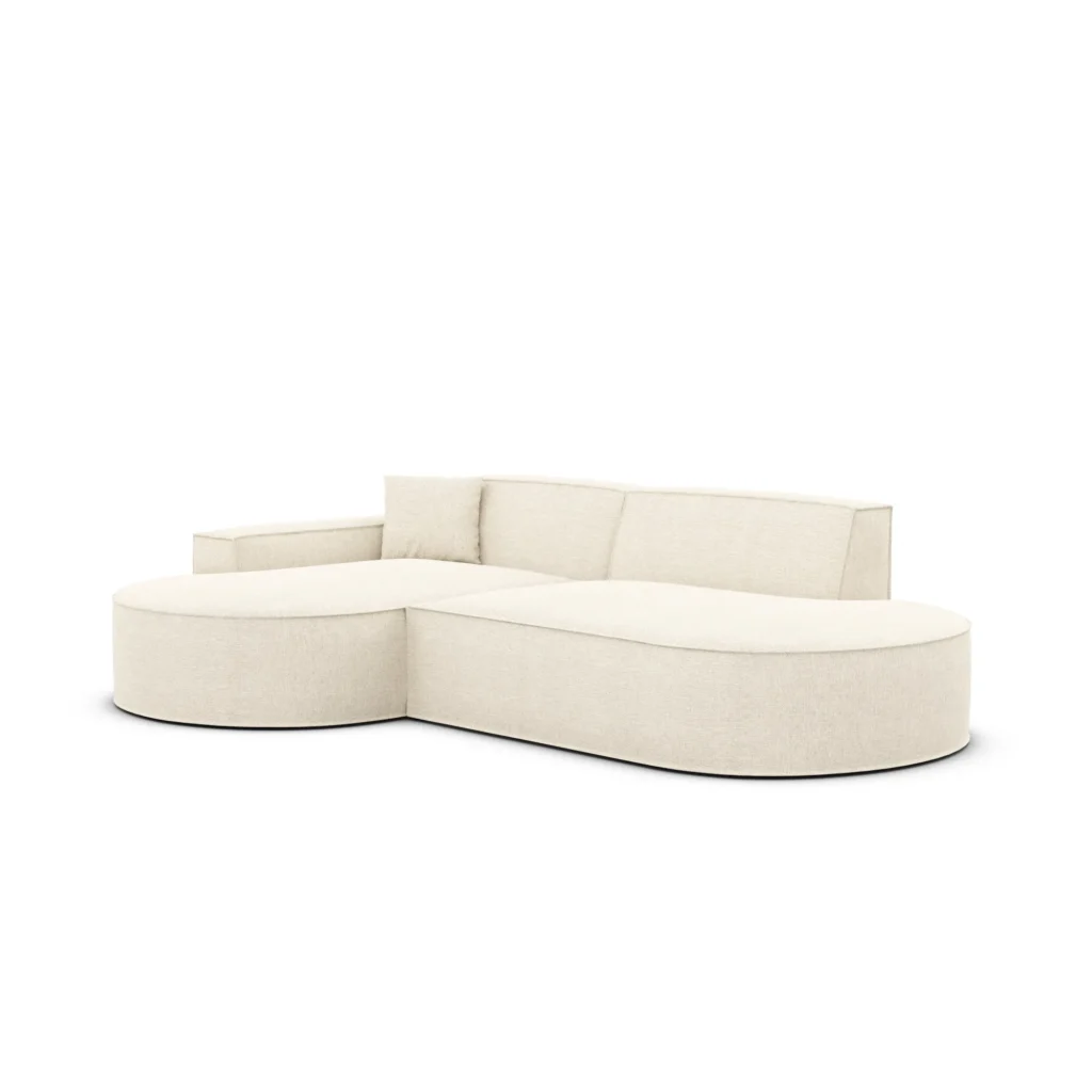 Strukturstoff L-Form Lounge Studio Sofa Brevia