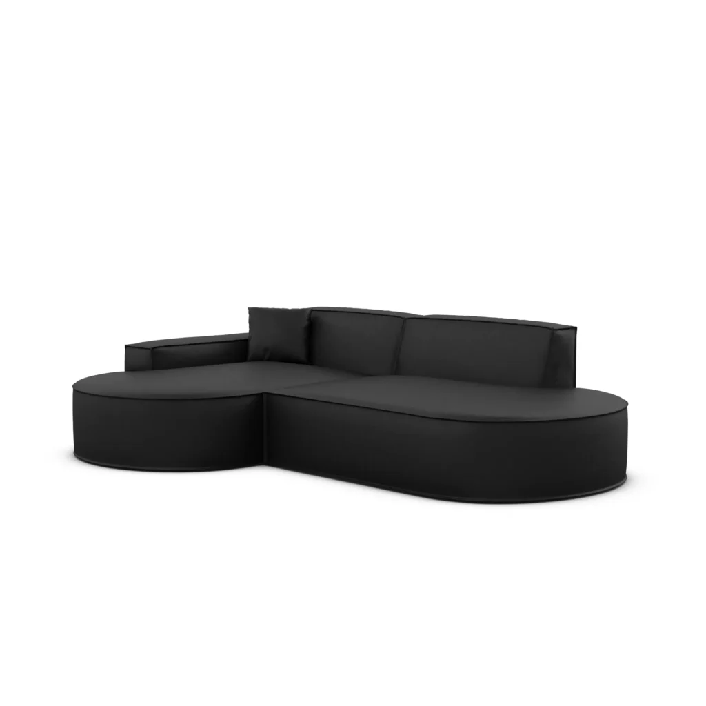 Kunstleder L-Form Lounge Studio Sofa Brevia