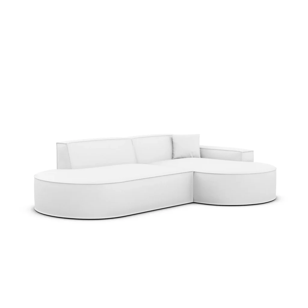 Echtleder L-Form Lounge Studio Sofa Brevia
