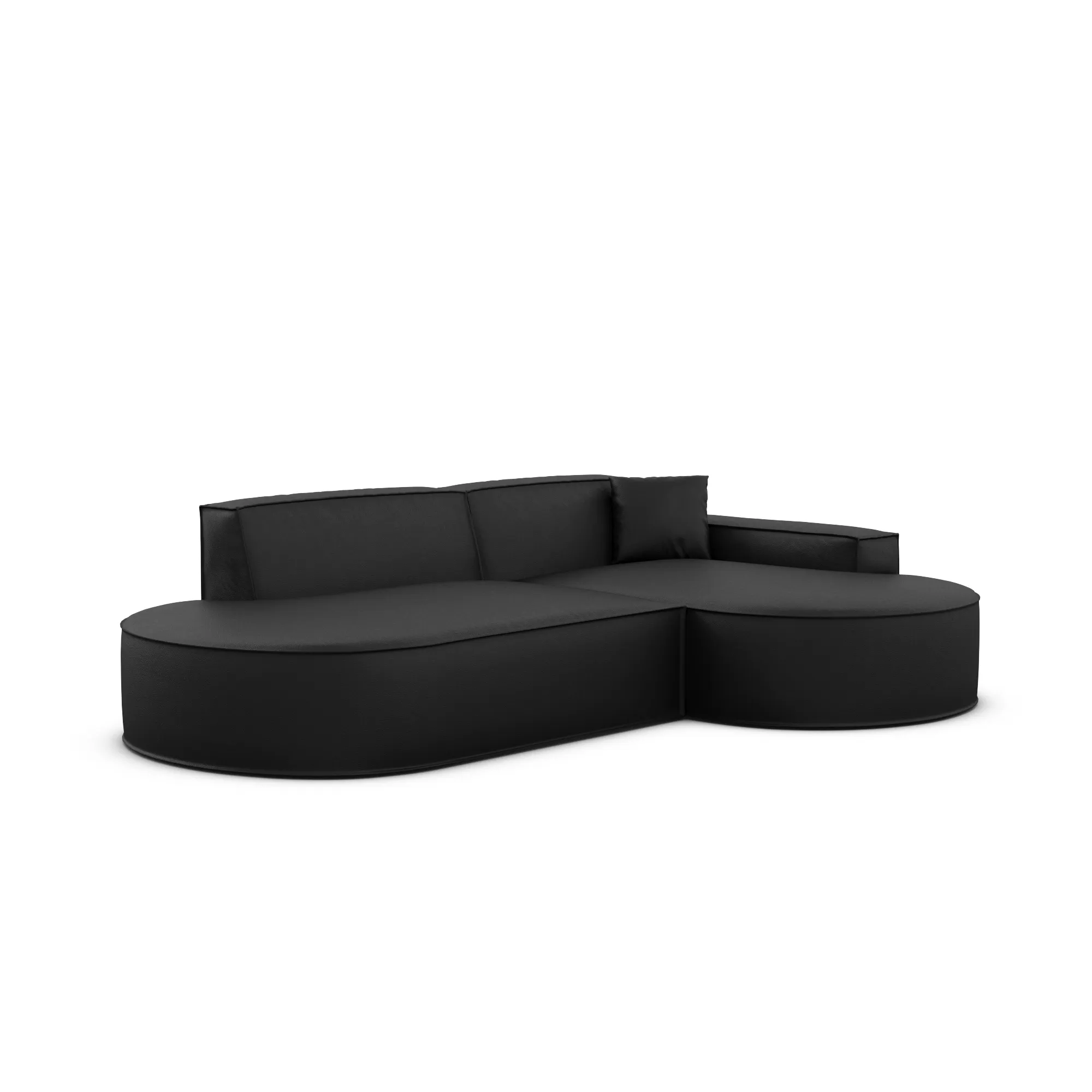 Kunstleder L-Form Lounge Studio Sofa Brevia