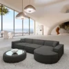 Cord L-Form Sofa Brevia