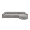Cord L-Form Sofa Brevia