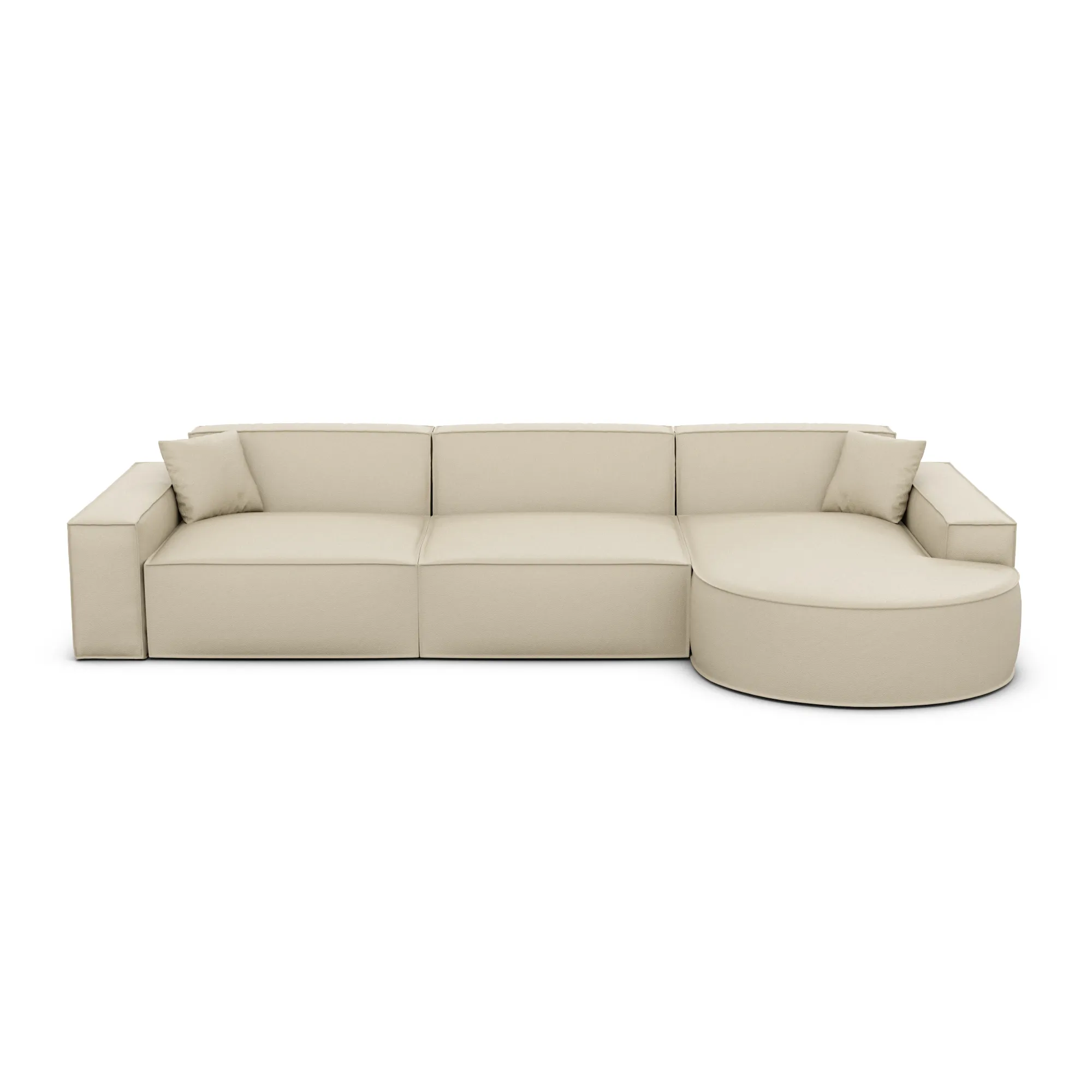 Echtleder L-Form Sofa Brevia