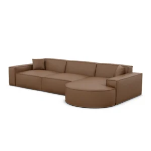 Echtleder L-Form Sofa Brevia