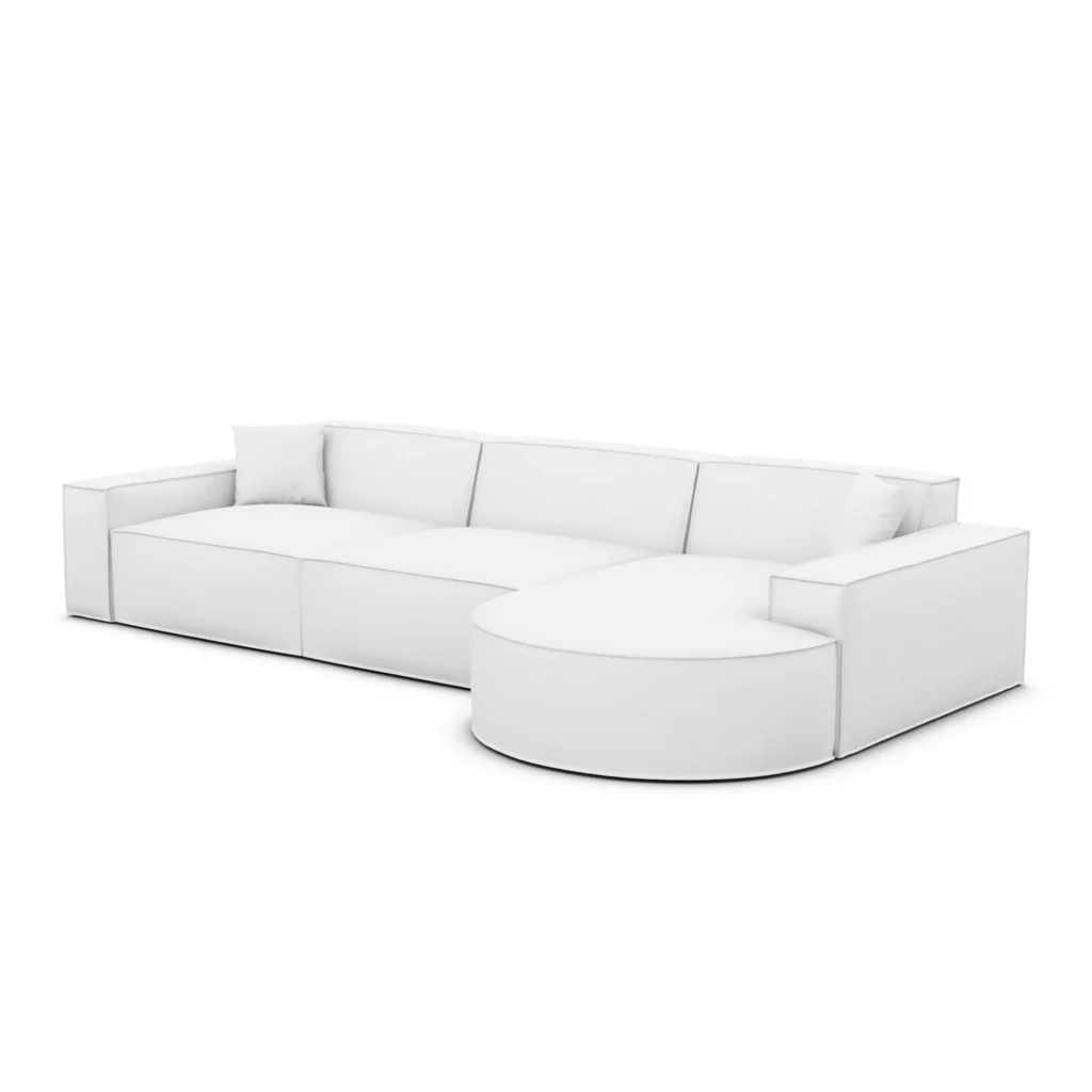 Echtleder L-Form Sofa Brevia