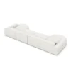 Bouclé U-Form XL Panorama Sofa Brevia