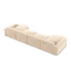 Samtstoff U-Form XL Panorama Sofa Brevia