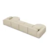 Echtleder U-Form XL Panorama Sofa Brevia