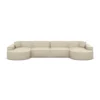 Kunstleder U-Form XL Panorama Sofa Brevia
