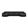 Kunstleder U-Form XL Panorama Sofa Brevia