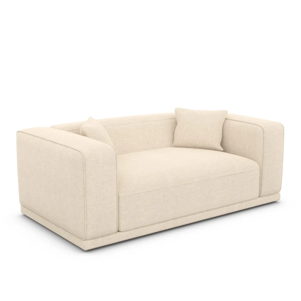 Strukturstoff 2-Sitzer Couch Diora