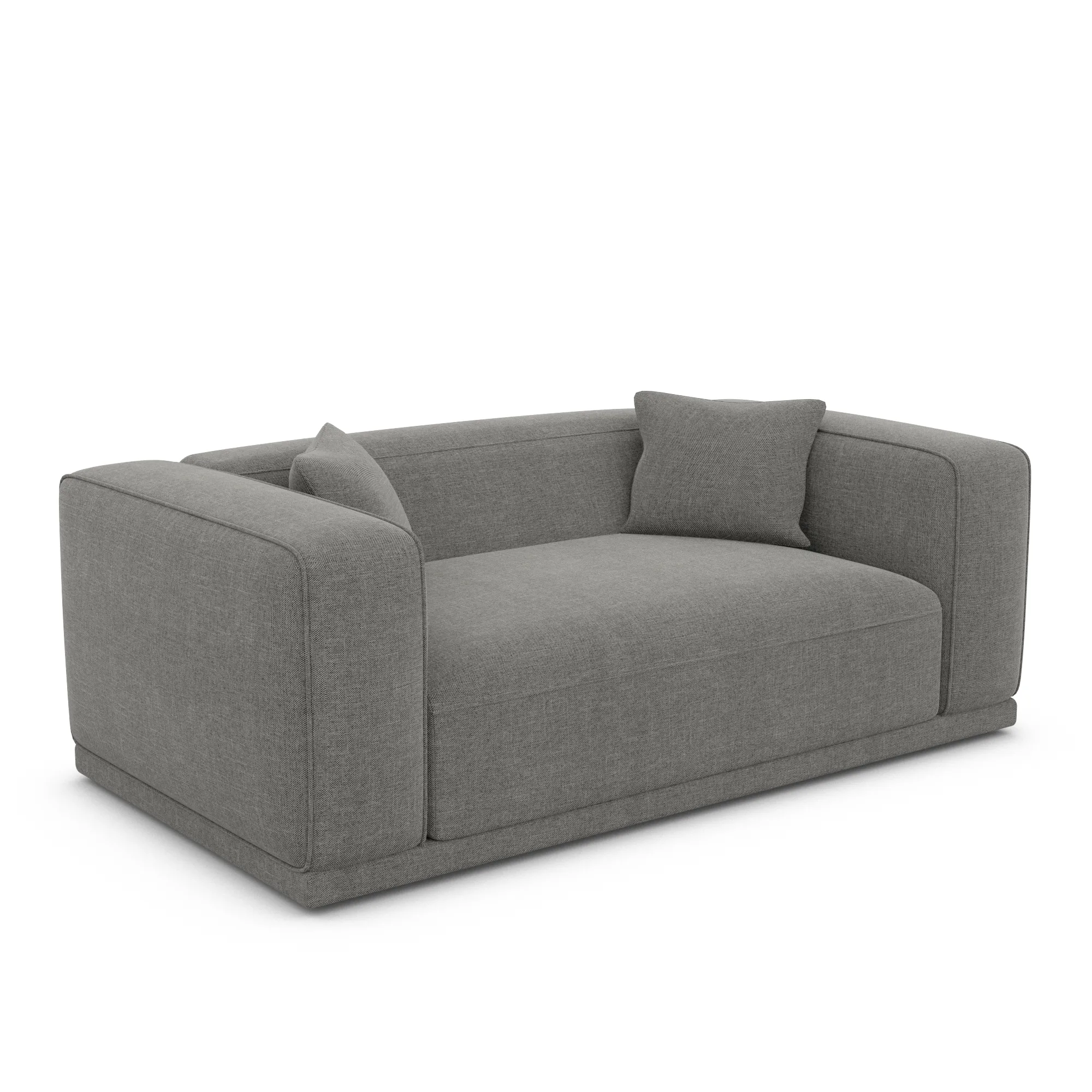 Strukturstoff 2-Sitzer Couch Diora