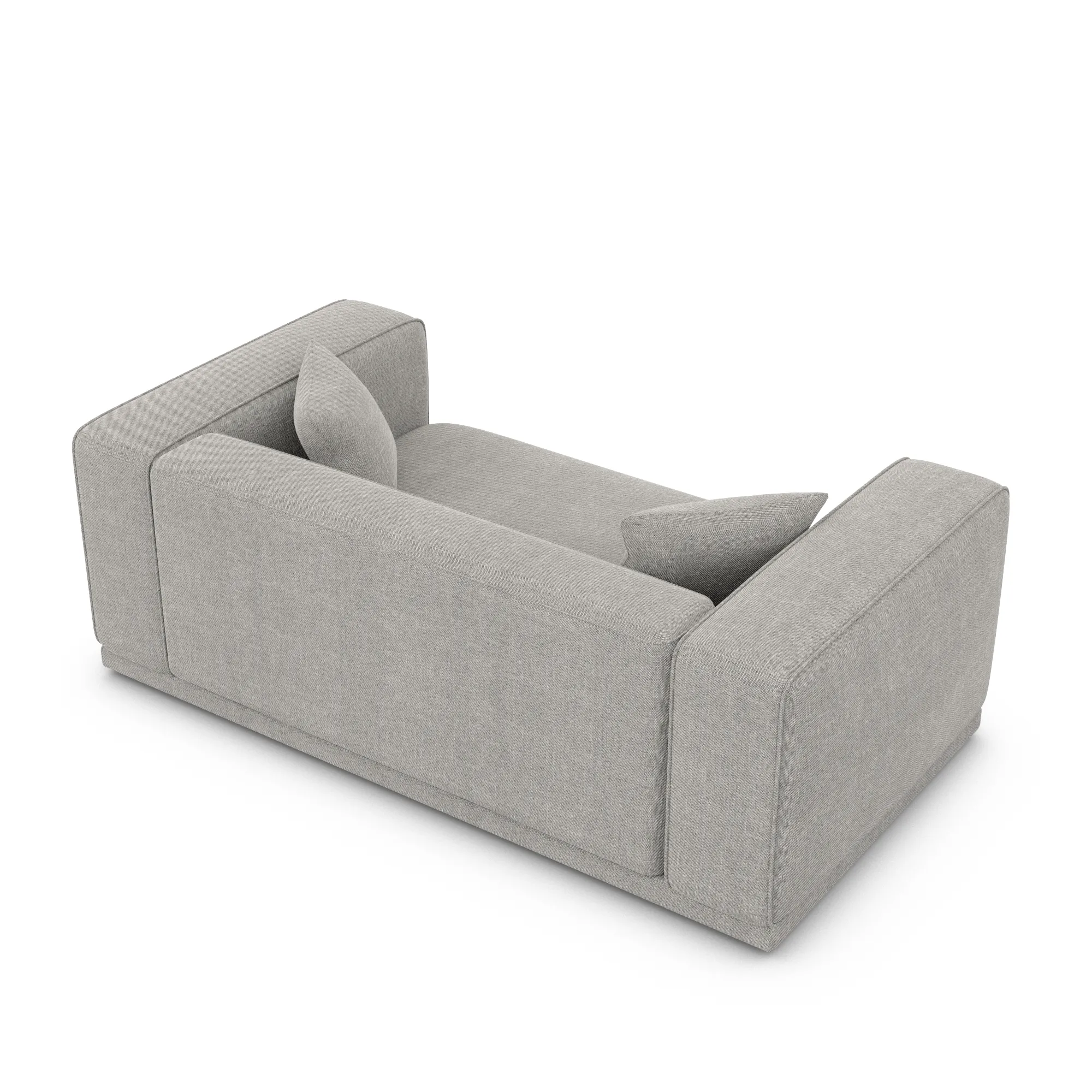 Strukturstoff 2-Sitzer Couch Diora