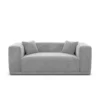 Samtstoff 2-Sitzer Couch Diora