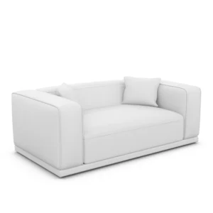 Echtleder 2-Sitzer Couch Diora