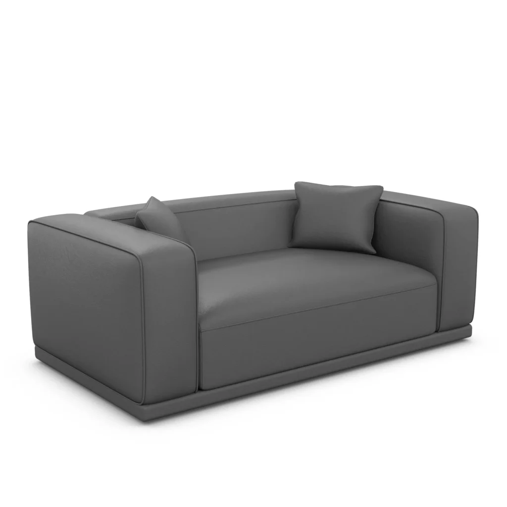 Kunstleder 2-Sitzer Couch Diora