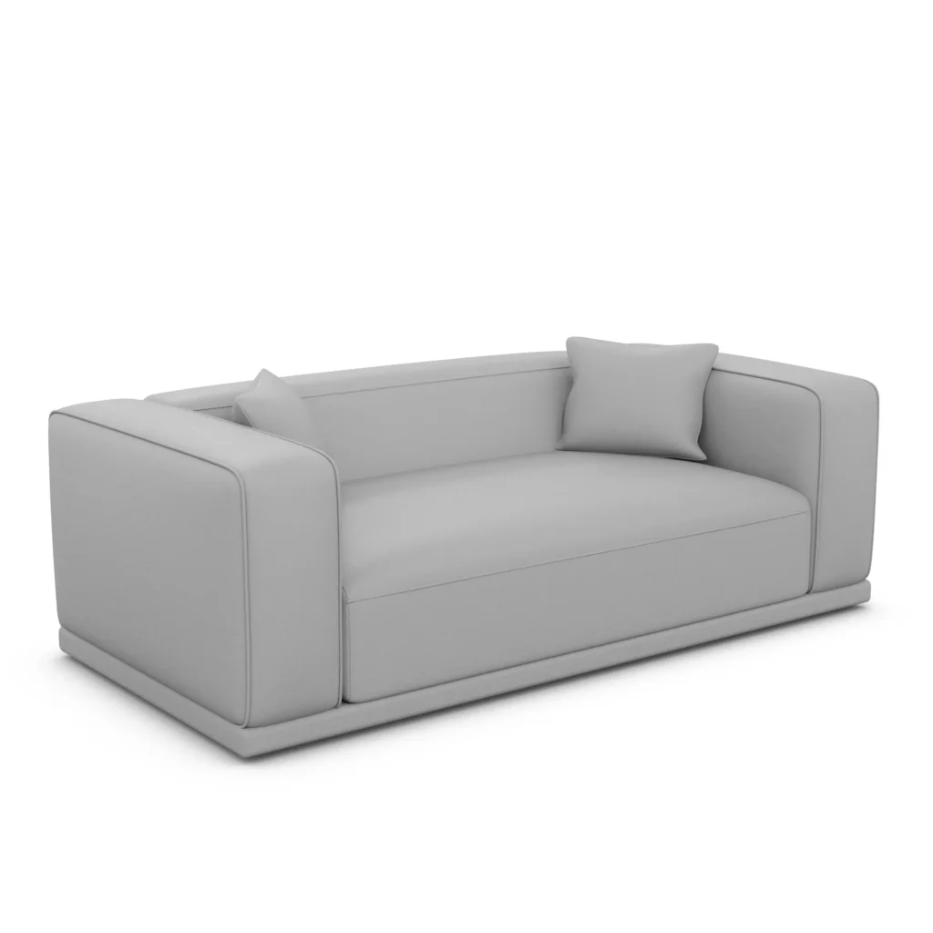 Echtleder 3-Sitzer Couch Diora