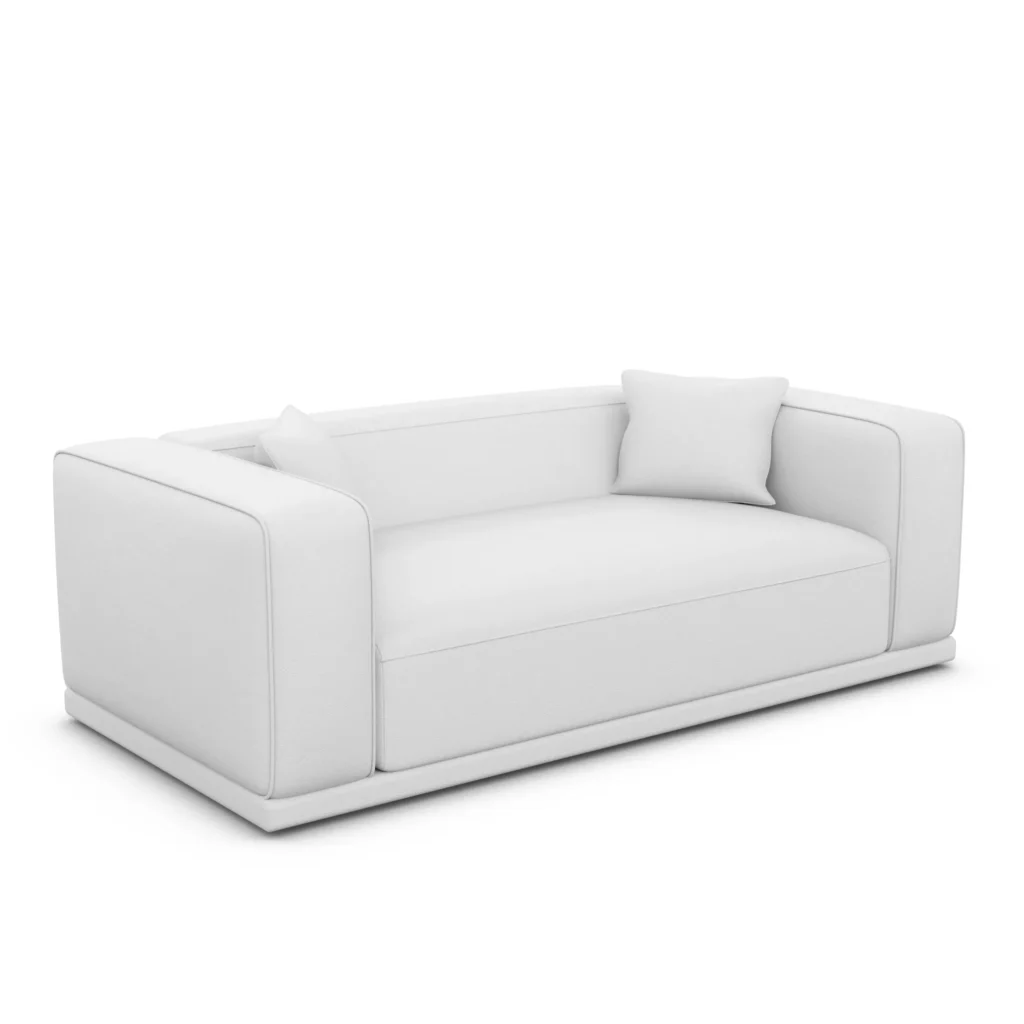 Echtleder 3-Sitzer Couch Diora