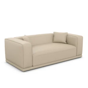 Kunstleder 3-Sitzer Couch Diora
