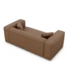 Kunstleder 3-Sitzer Couch Diora