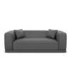 Kunstleder 3-Sitzer Couch Diora