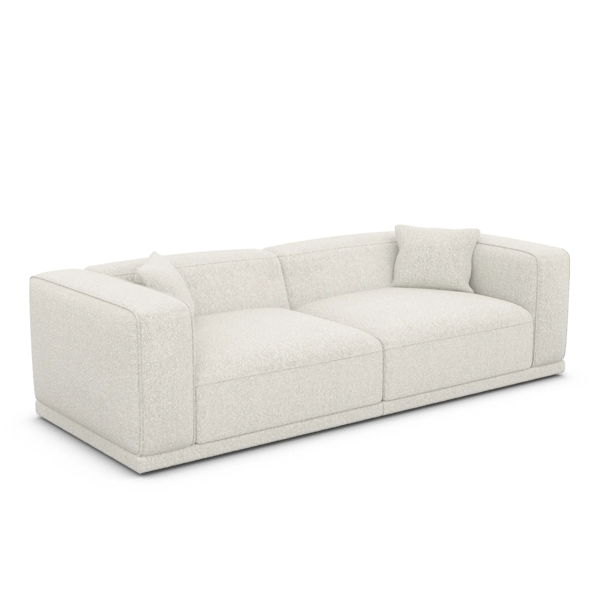 Bouclé 4-Sitzer Couch Diora