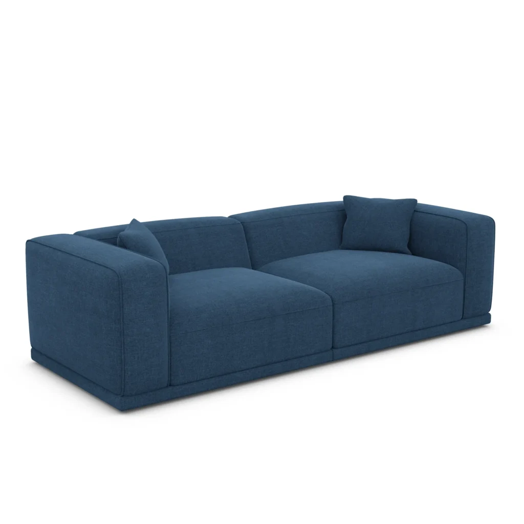 Strukturstoff 4-Sitzer Couch Diora