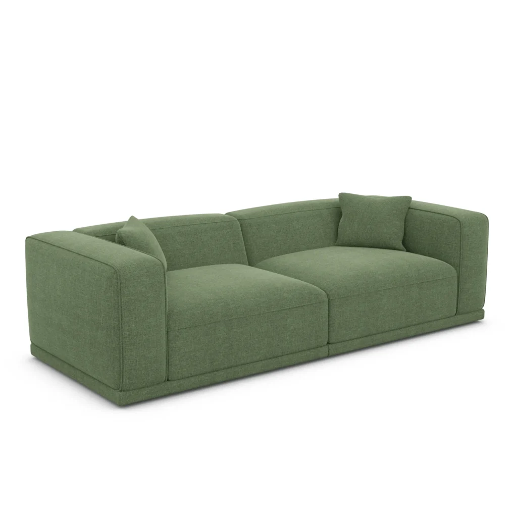 Strukturstoff 4-Sitzer Couch Diora