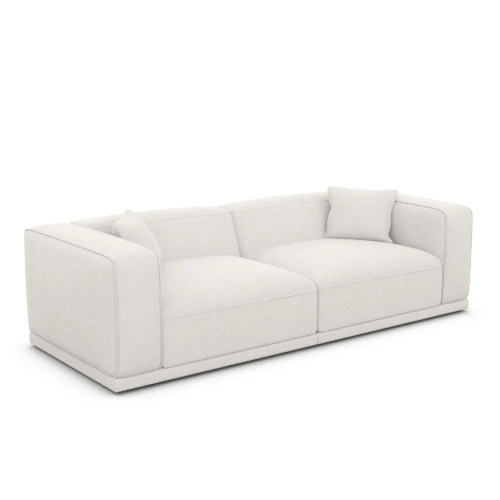 Strukturstoff 4-Sitzer Couch Diora