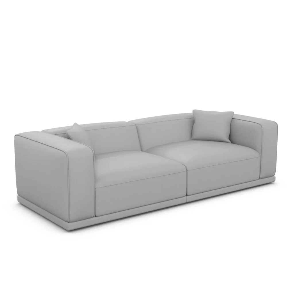 Kunstleder 4-Sitzer Couch Diora