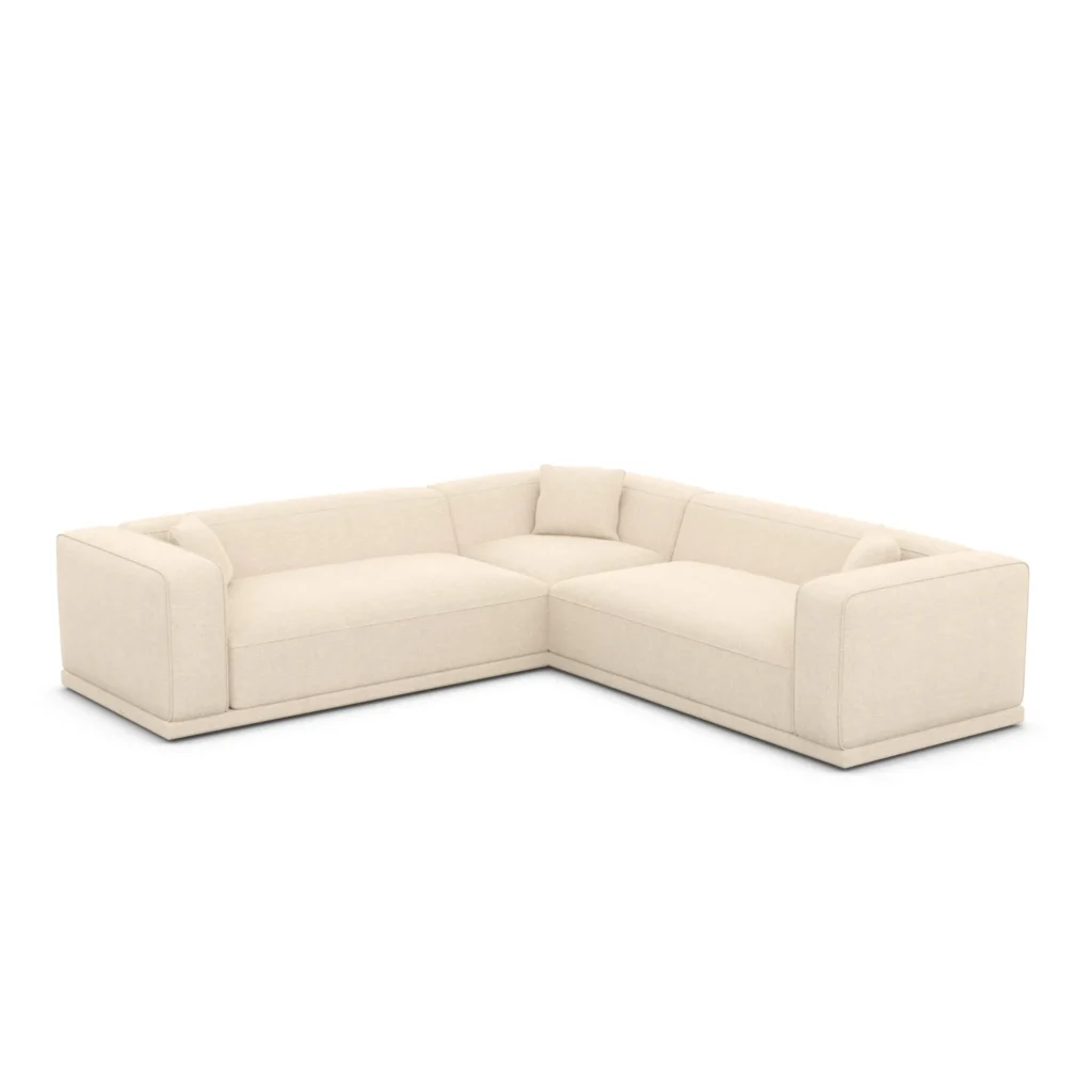 Strukturstoff Ecksofa Diora