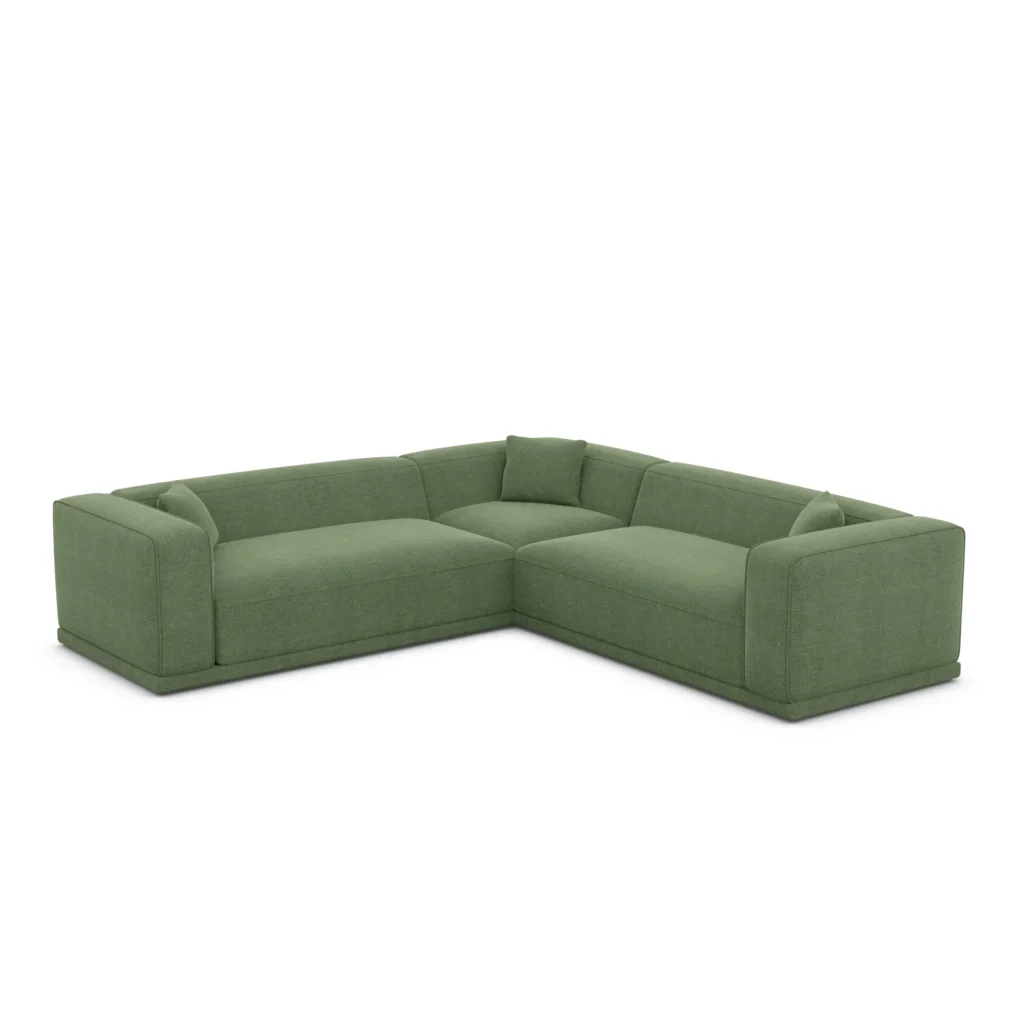 Strukturstoff Ecksofa Diora