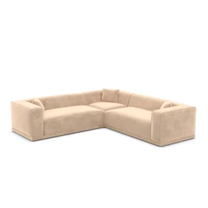 Samtstoff Ecksofa Diora
