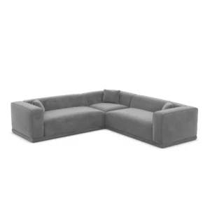 Samtstoff Ecksofa Diora