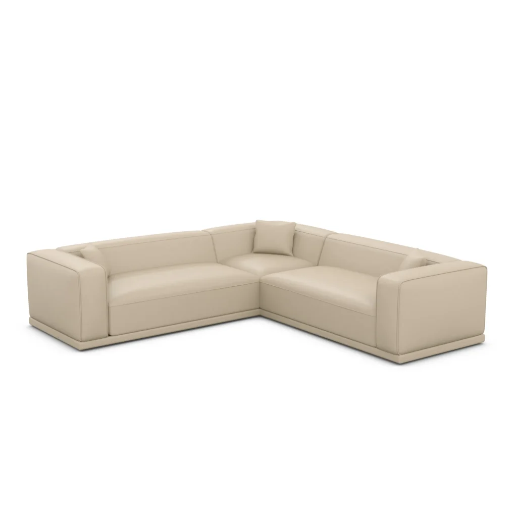 Echtleder Ecksofa Diora